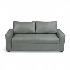 BILDUN - Sofá Ecocuero Gris Perla