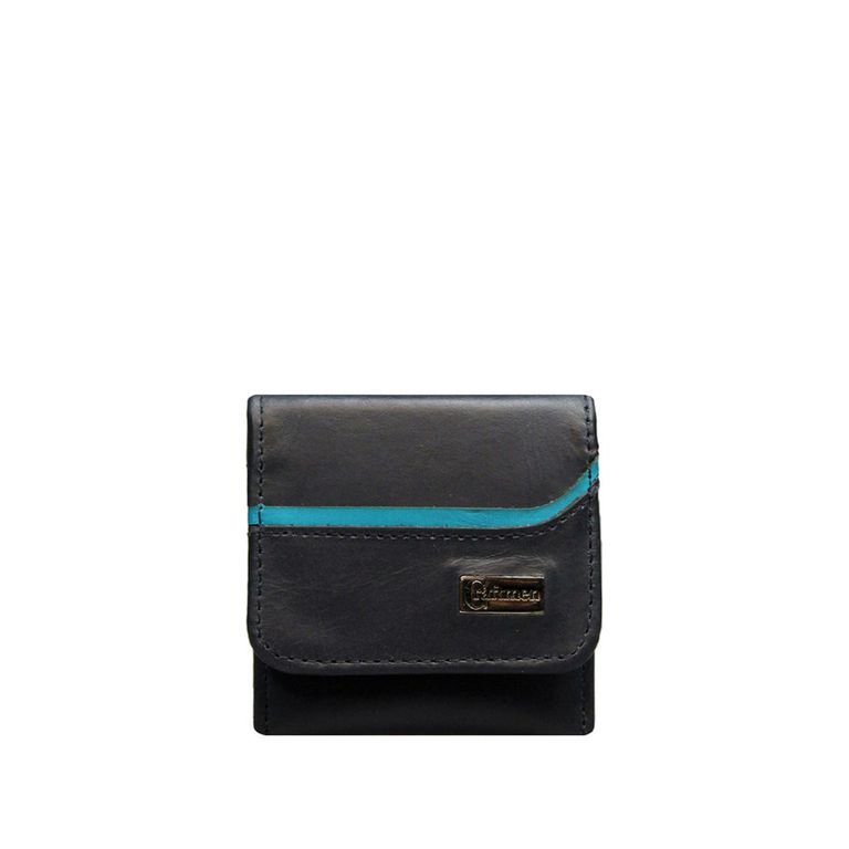 Monedero Hombre 100% cuero natural color negro cafe Azul TALLA UNICA