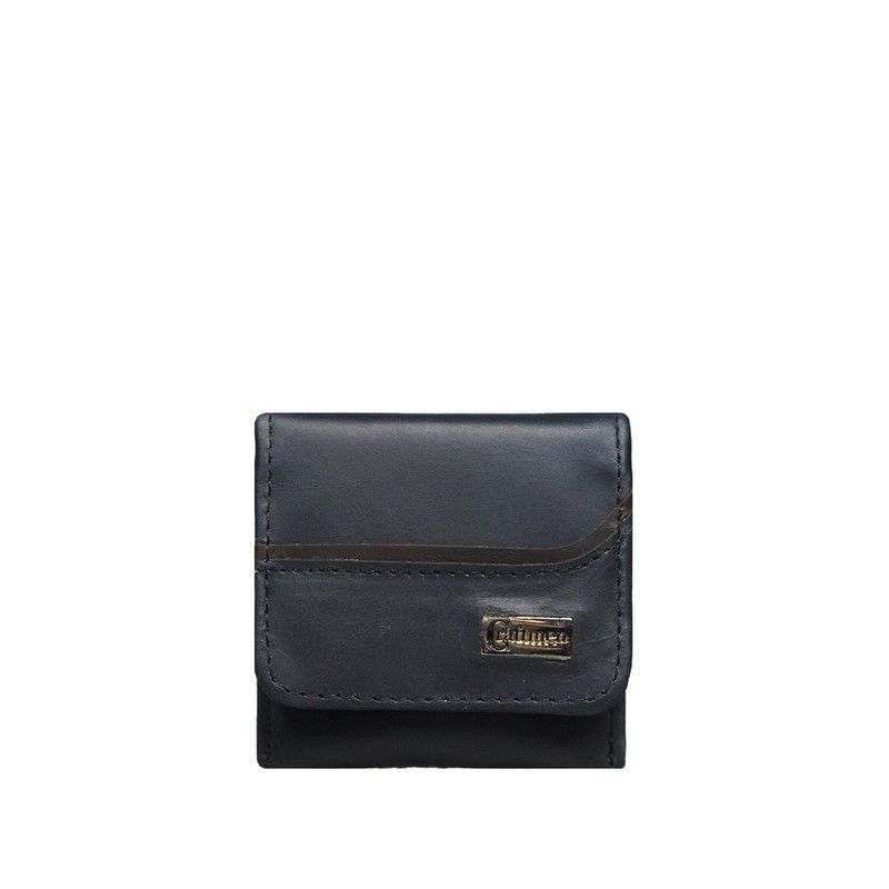 CRAFTMEN - Monedero Hombre Craftmen 100% cuero natural color negro café