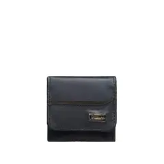 CRAFTMEN - Monedero Hombre 100% cuero natural color negro café