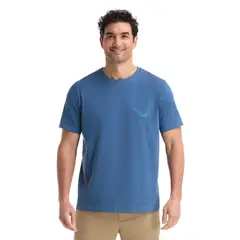 PANAMA JACK - Polera Manga Corta Hombre Azul