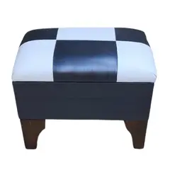 GENERICO - Baúl Bicolor Dama Eco Cuero Muebles Rimar 60x40x45x20