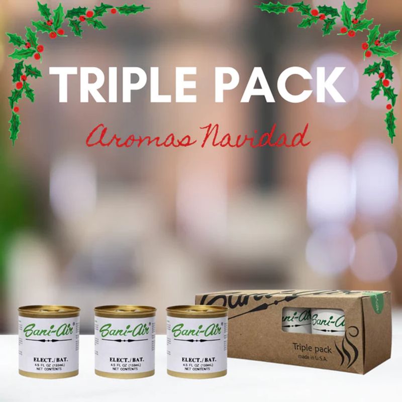 SANI AIR - Tripack Latas Aromaticas Sani Air Apple Jack