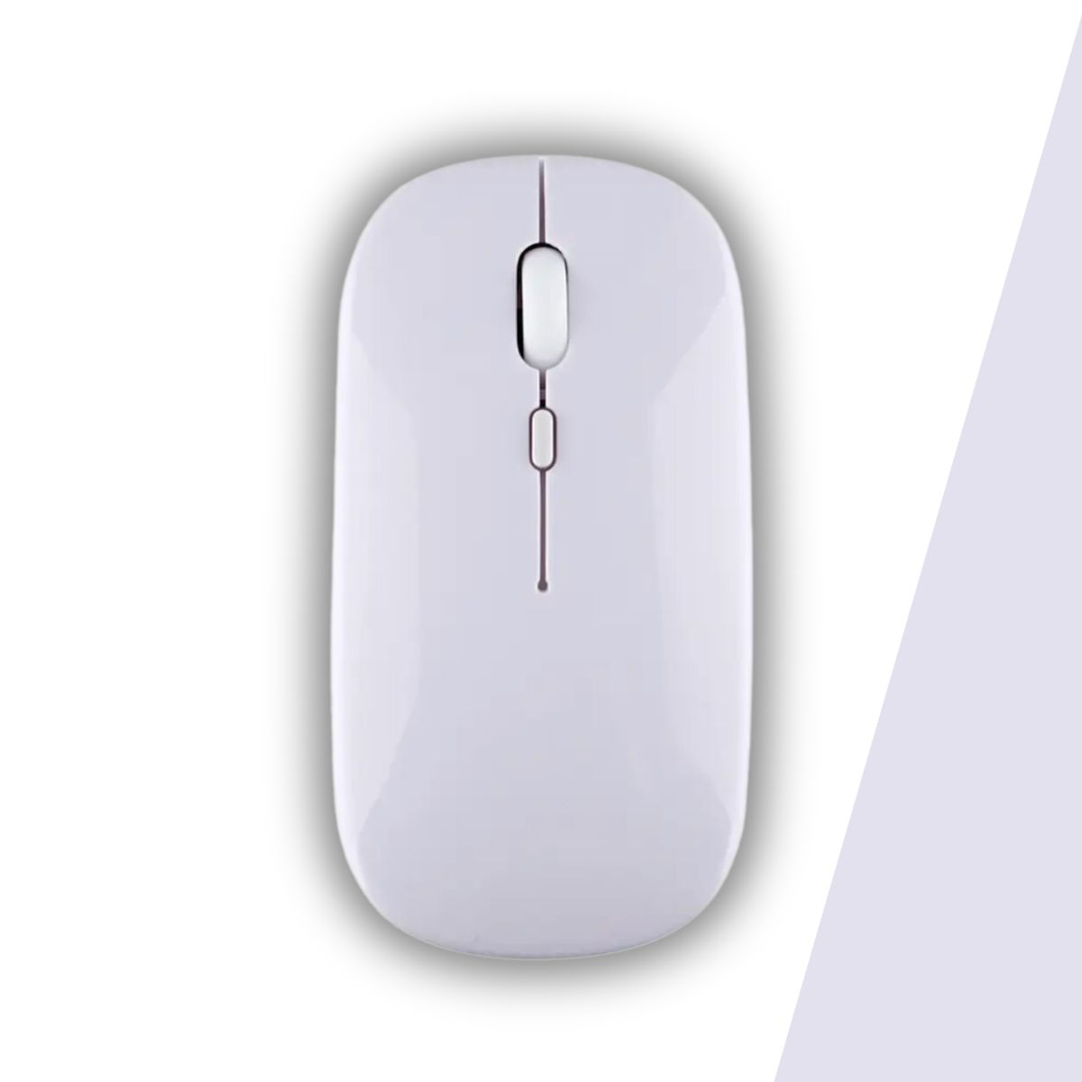 GENERICO - Mouse Bluetooth Para Tablet iPad Tv Celulares Computadores - Blanco