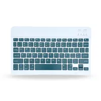 Teclado 10 "" Bluetooth Para Tablet iPad letra Ñ - Verde Oscuro