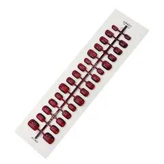 ATURE - Set 30 Pcs Uñas Postizas Removibles Acrílicas Mujer