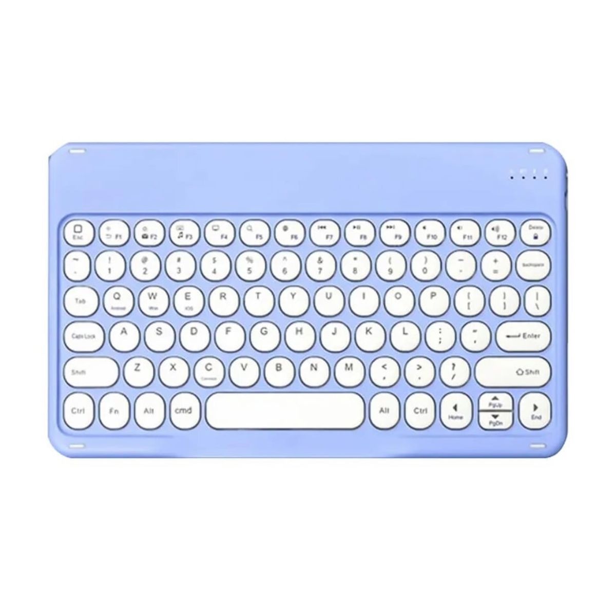 GENERICO - Teclado 2.0 10 " Bluetooth Para Tablet iPad letra Ñ - Morado