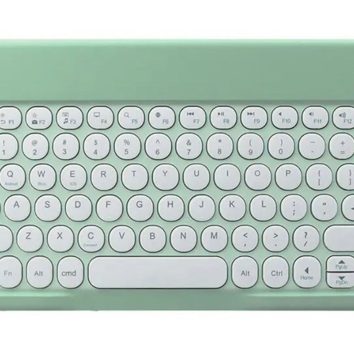 GENERICO - Teclado 2.0 10 " Bluetooth Para Tablet iPad letra Ñ - Verde Menta