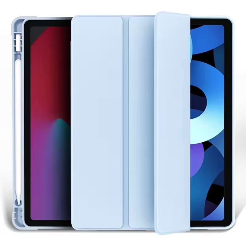 GENERICO - Fundas De iPad Con Porta Lapiz Para iPad 10.2 (7ma-8va-9na) Celeste