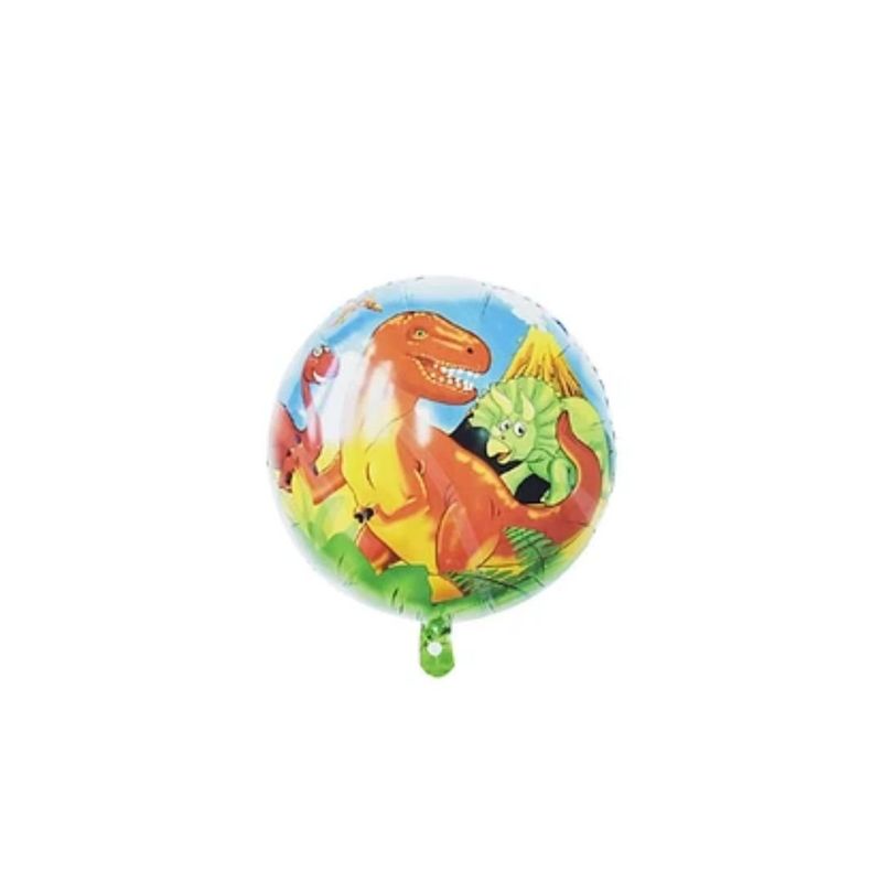 GENERICO - Globo Metalico De Dinosaurio 43cm