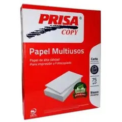 PRISA - Resma Carta 75 G/m2 X 500 Hojas