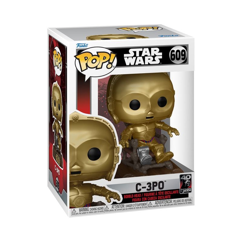 FUNKO - Funko Pop Star Wars C-3P0 en Silla - 609