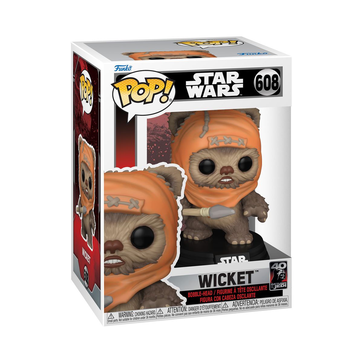 FUNKO - Funko Pop Star Wars Wicket - 608