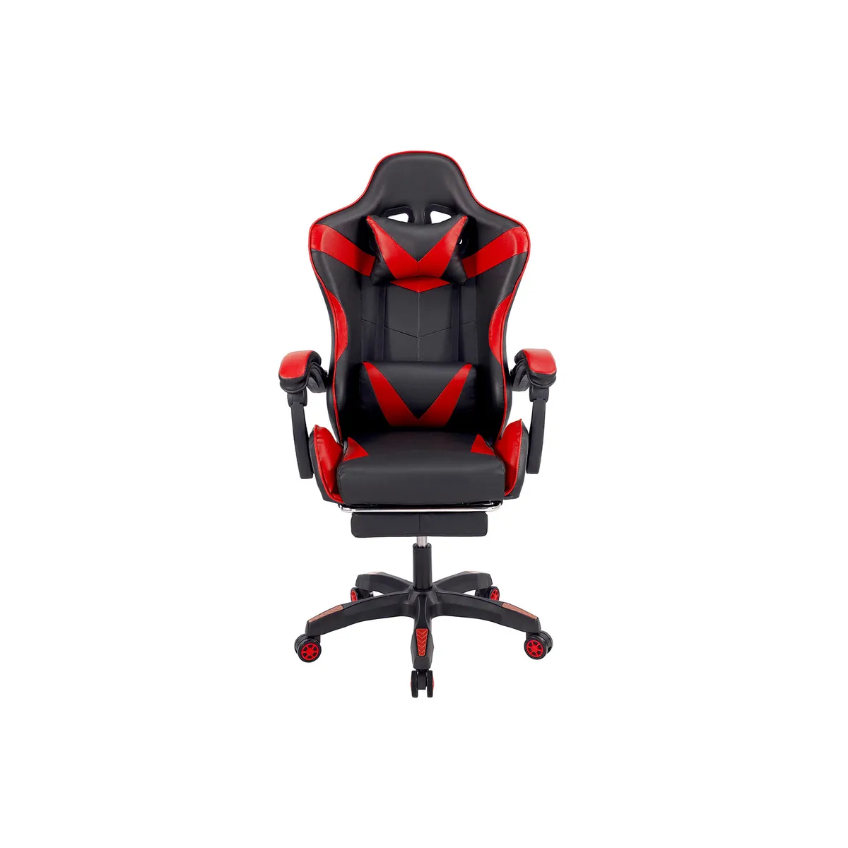 IMPORTCLICK - Silla Gamer Oficina Ajustable y Reclinable Roja