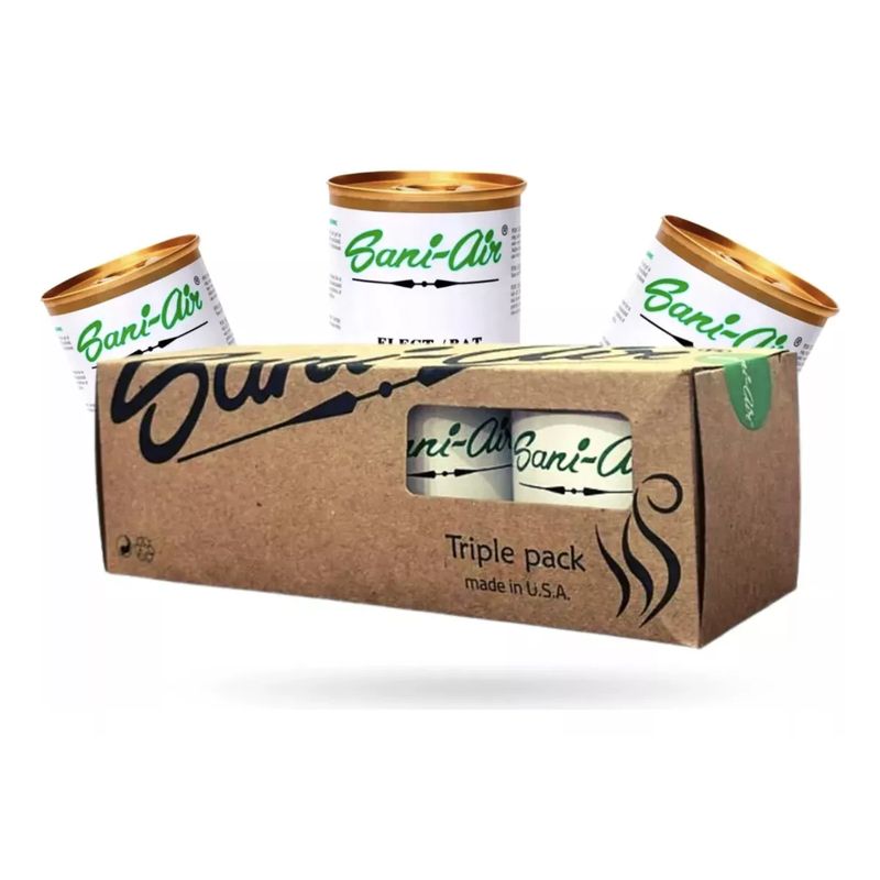 SANI AIR - Tripack Latas Aromaticas Sani Air Fresh