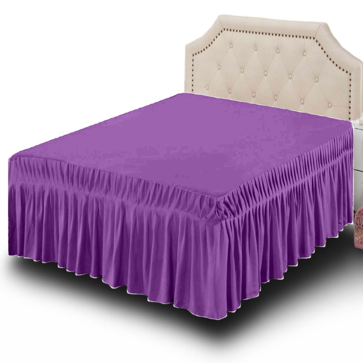 GENERICO - Faldón de Cama 180x200 - Elegante y Resistente C10