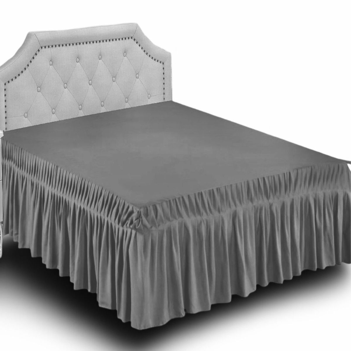 GENERICO - Faldón Cama 150 x 200 Alta Calidad - Ajuste Perfecto B8