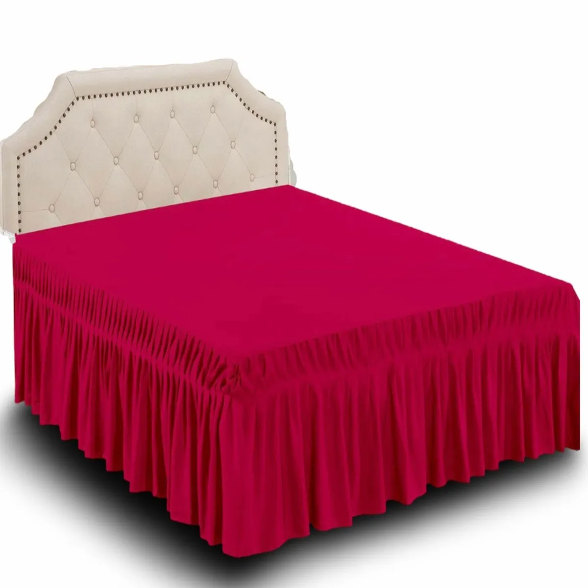 GENERICO - Faldón de Cama 180x200 - Elegante y Resistente C3