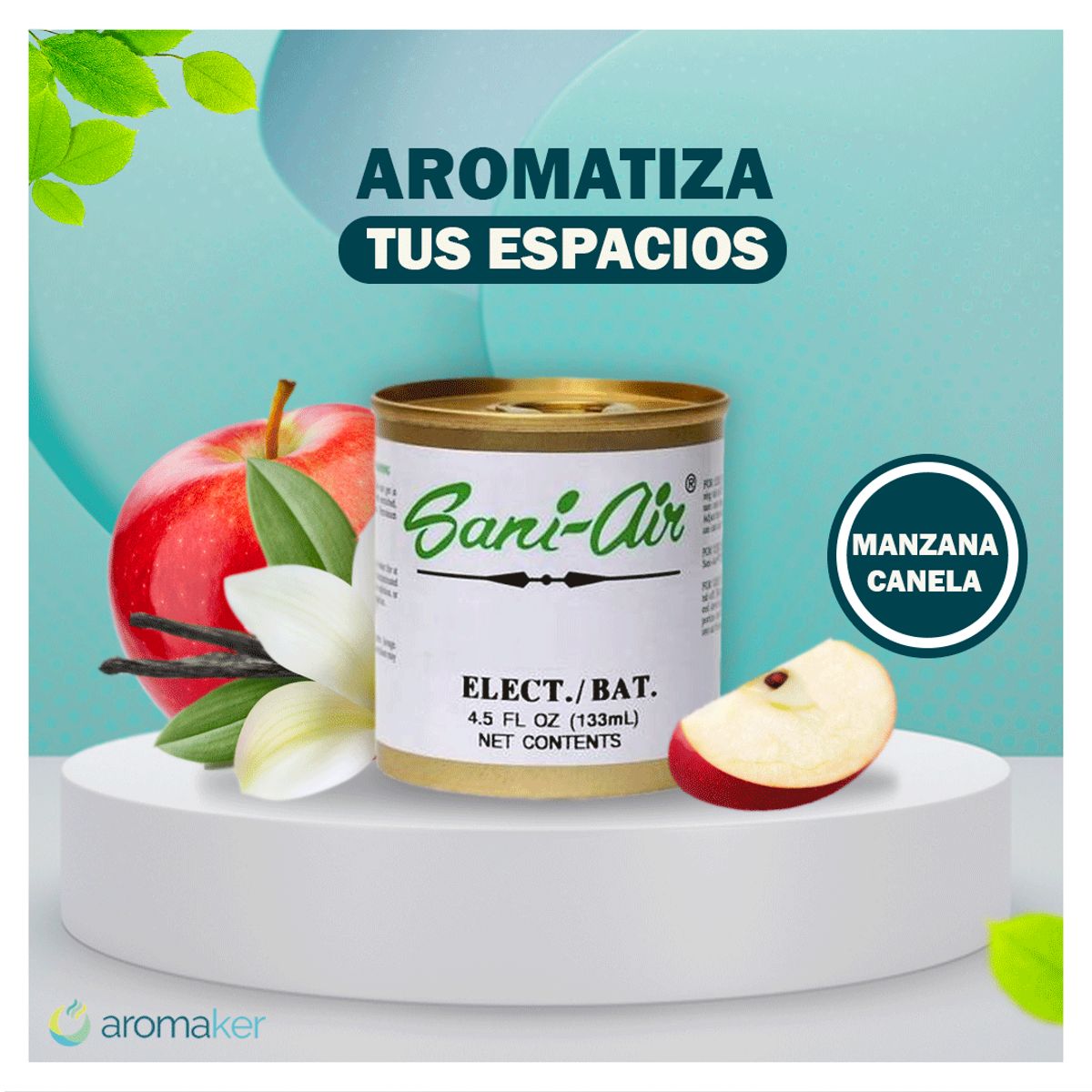 SANI AIR - Tripack Latas Aromaticas Sani Air Apple Jack