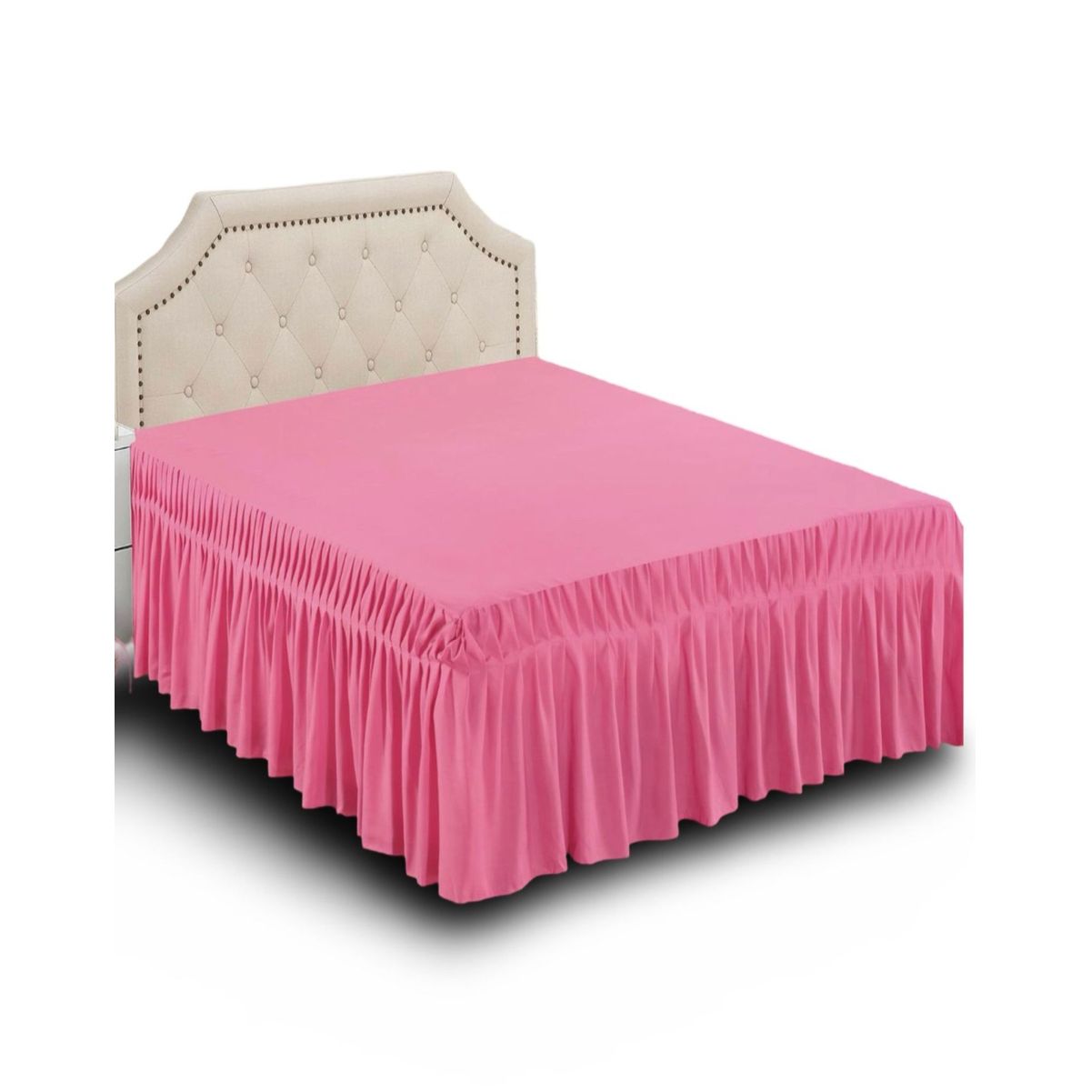 GENERICO - Faldón de Cama 150x200 - Elegante y Resistente B5