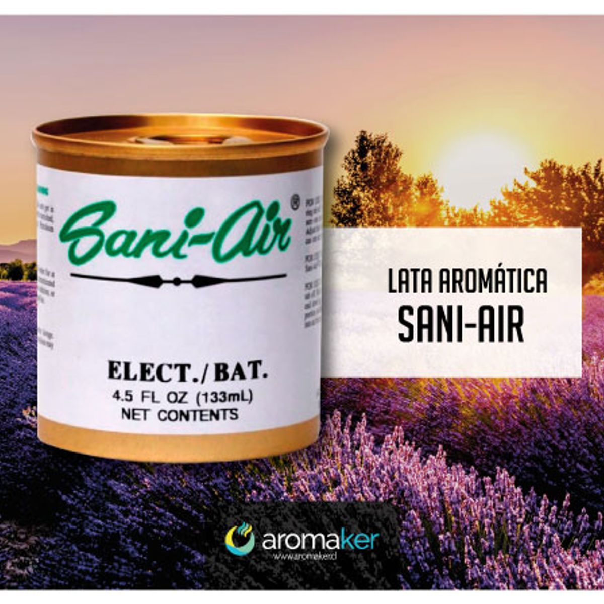SANI AIR - Tripack Latas Aromaticas Sani Air Lavender