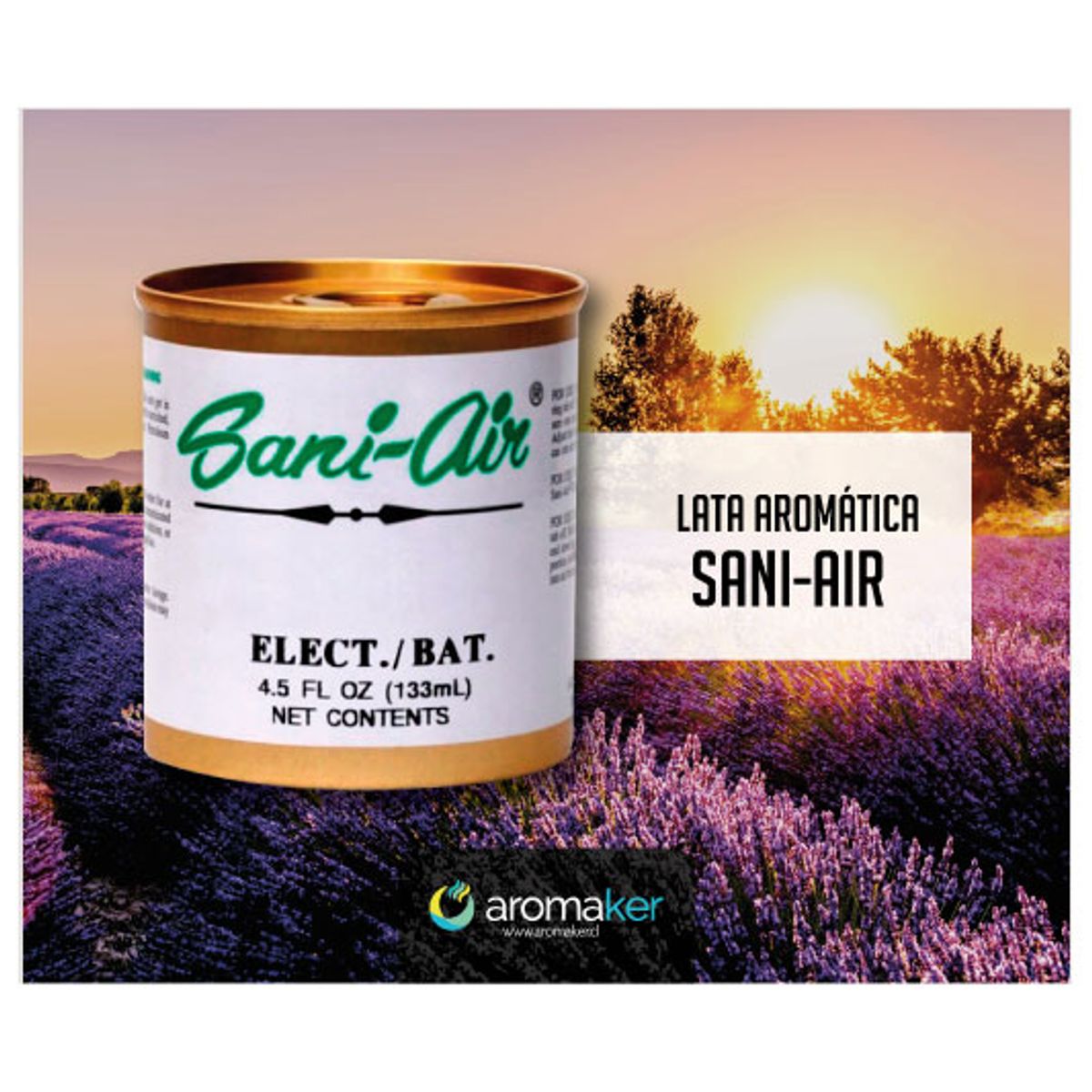 SANI AIR - Tripack Latas Aromaticas Sani Air Lavender