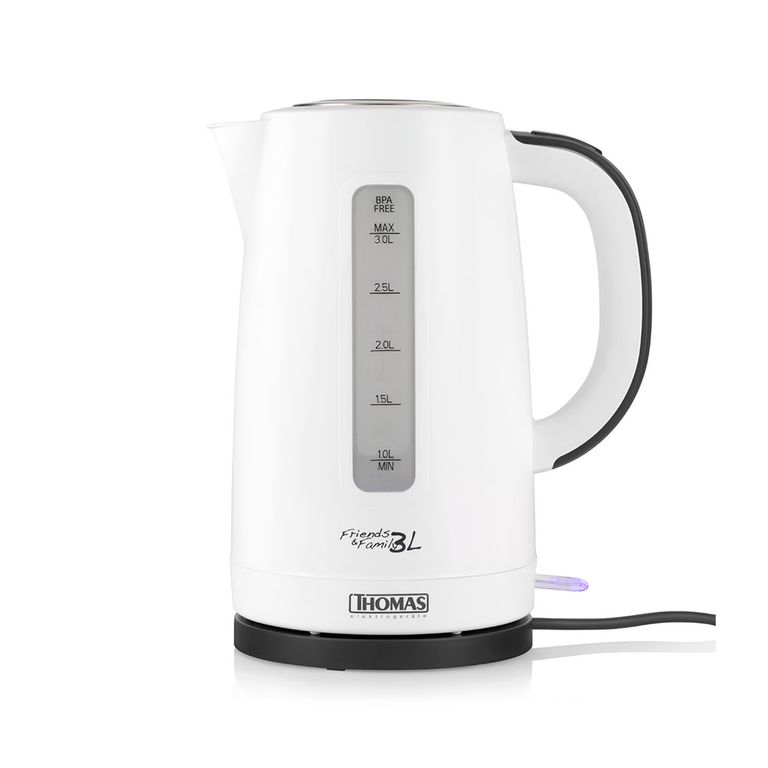 THOMAS Hervidor TH-4351 Family & Friends 3L 2200W Blanco