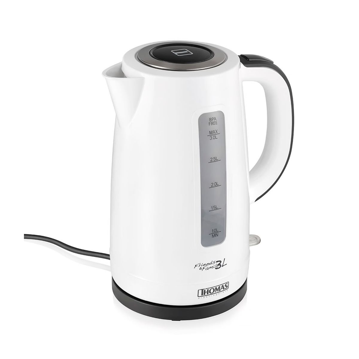 THOMAS - Hervidor Thomas TH-4351 Family & Friends 3L 2200W Blanco.