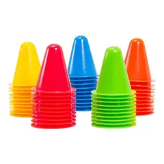 GENERICO - Conos mini 8 cm Entrenamiento agilidad deportes Pack 10U