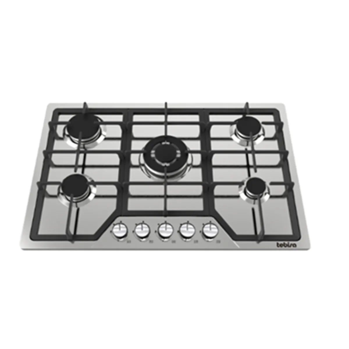 TEBISA - Cocina a gas 5 quemadores TEB-MGBS765B5000