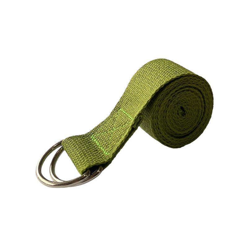 GYMHOME - Correa Estiramiento para Yoga y Pilates Verde Musgo