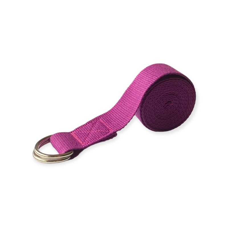 GYMHOME - Correa Estiramiento para Yoga y Pilates Violeta
