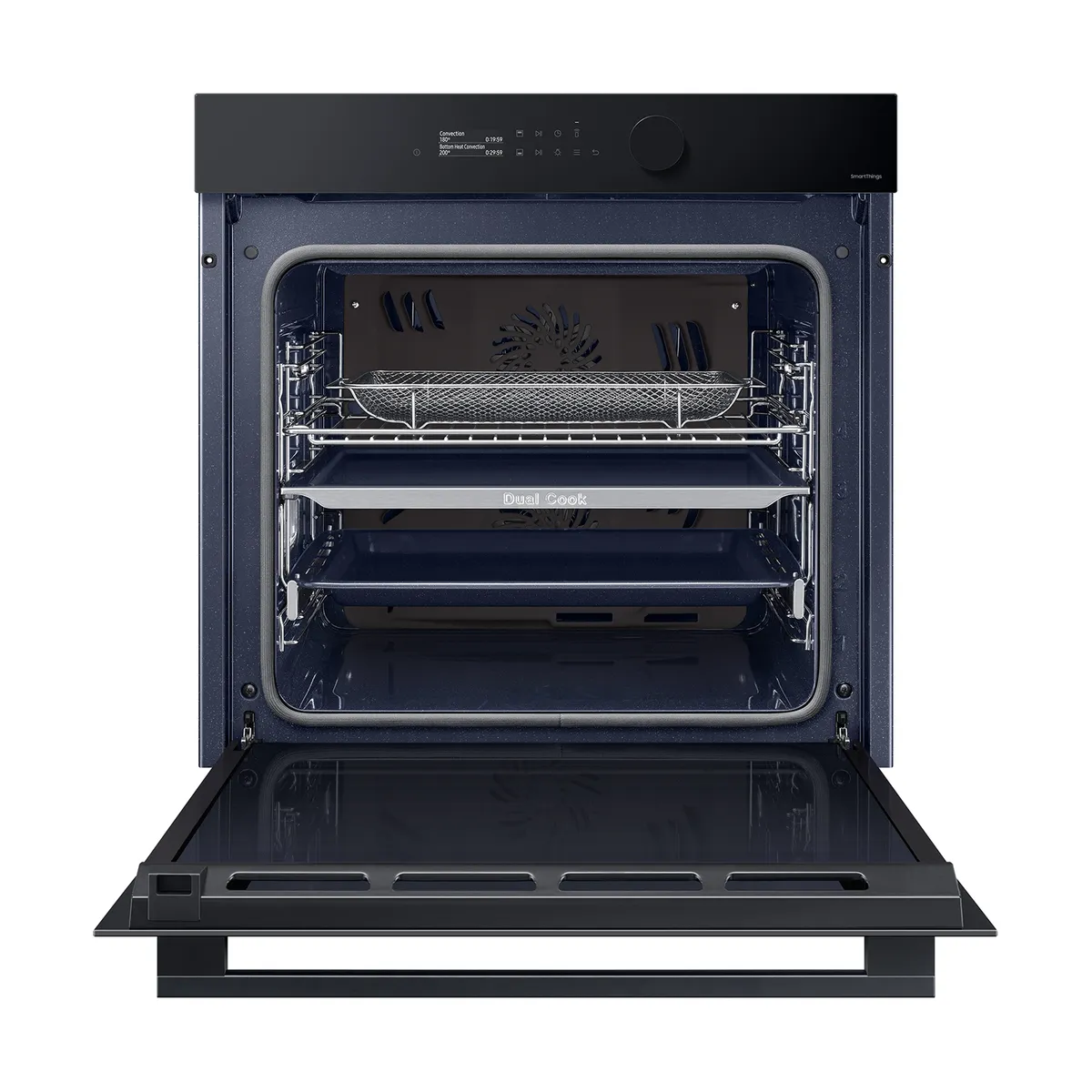 SAMSUNG - Horno Eléctrico Series 5 Dual Cook y Air Fry con conexión Wi-Fi 76L color negro