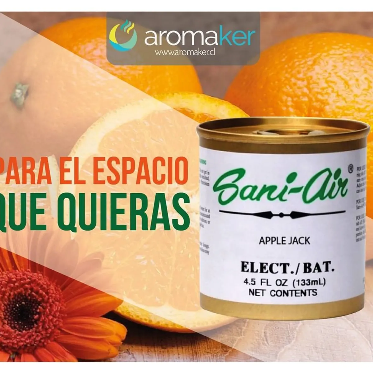 SANI AIR - Tripack Latas Aromaticas Sani Air Orange