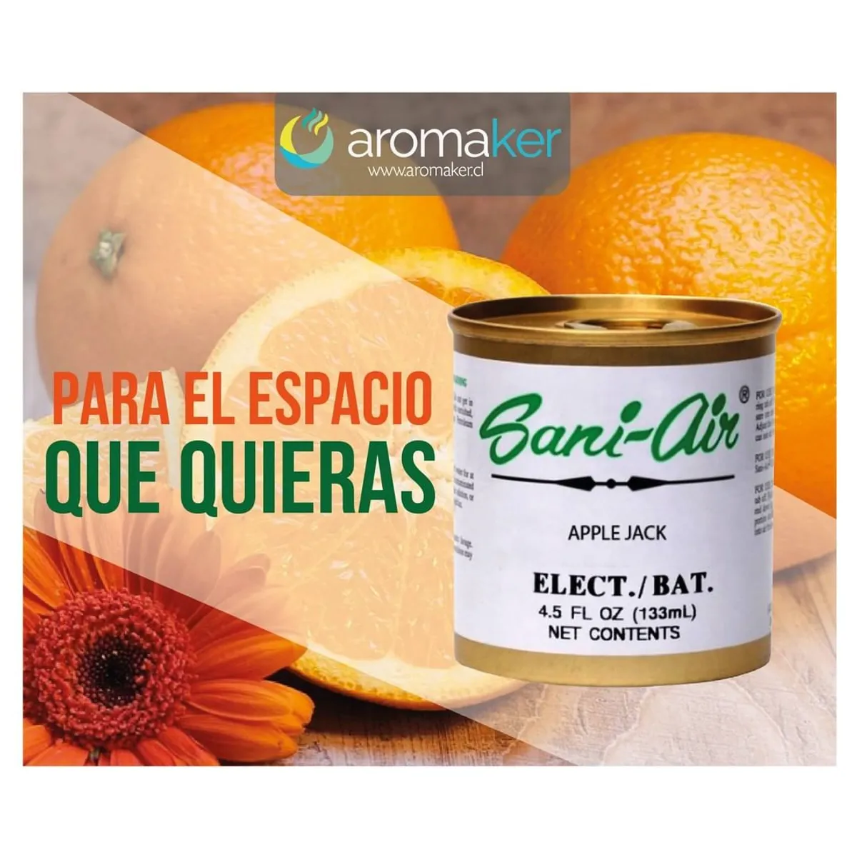 SANI AIR - Tripack Latas Aromaticas Sani Air Orange