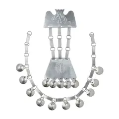 EKOL TACTICA MILITAR - Accesorio Trapelakucha Trarilonco Mapuche Mujer Metalico