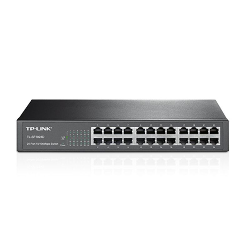 TP LINK - Switch con 24 puertos a 10/100 Mbps SF-1024D Tp-Link TP LINK
