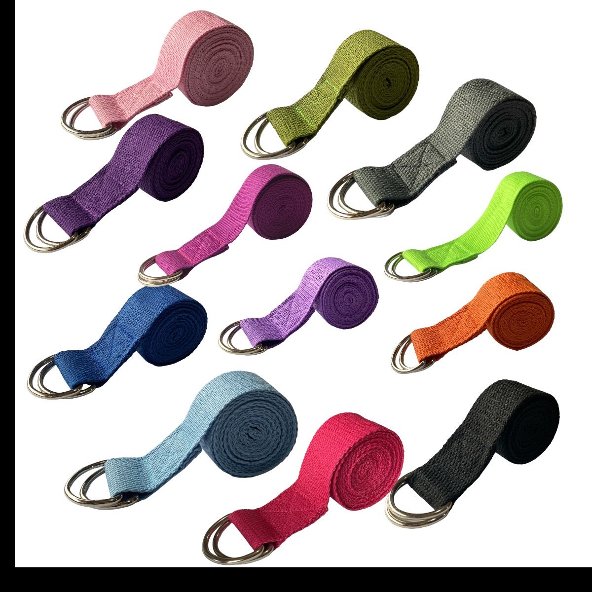 GYMHOME - Correa Estiramiento para Yoga y Pilates Celeste