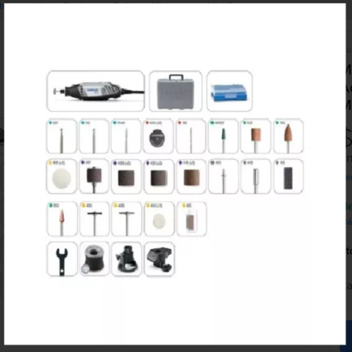 DREMEL - Mini Torno Dremel 3000 2 Adaptadores + 30 Acc Y Maleta