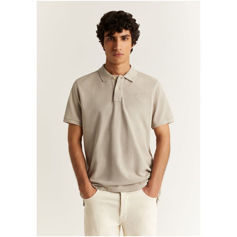 SCALPERS - Polo Básico Calavera Grey
