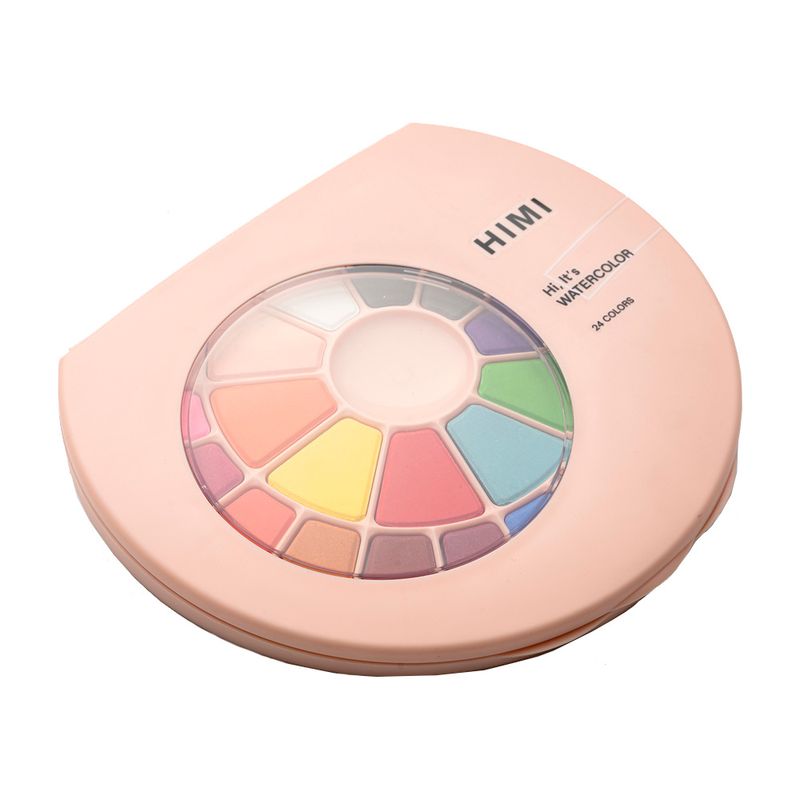 HIMI - Set Himi Pintura Solida A Base De Agua 24 Colores Rosado