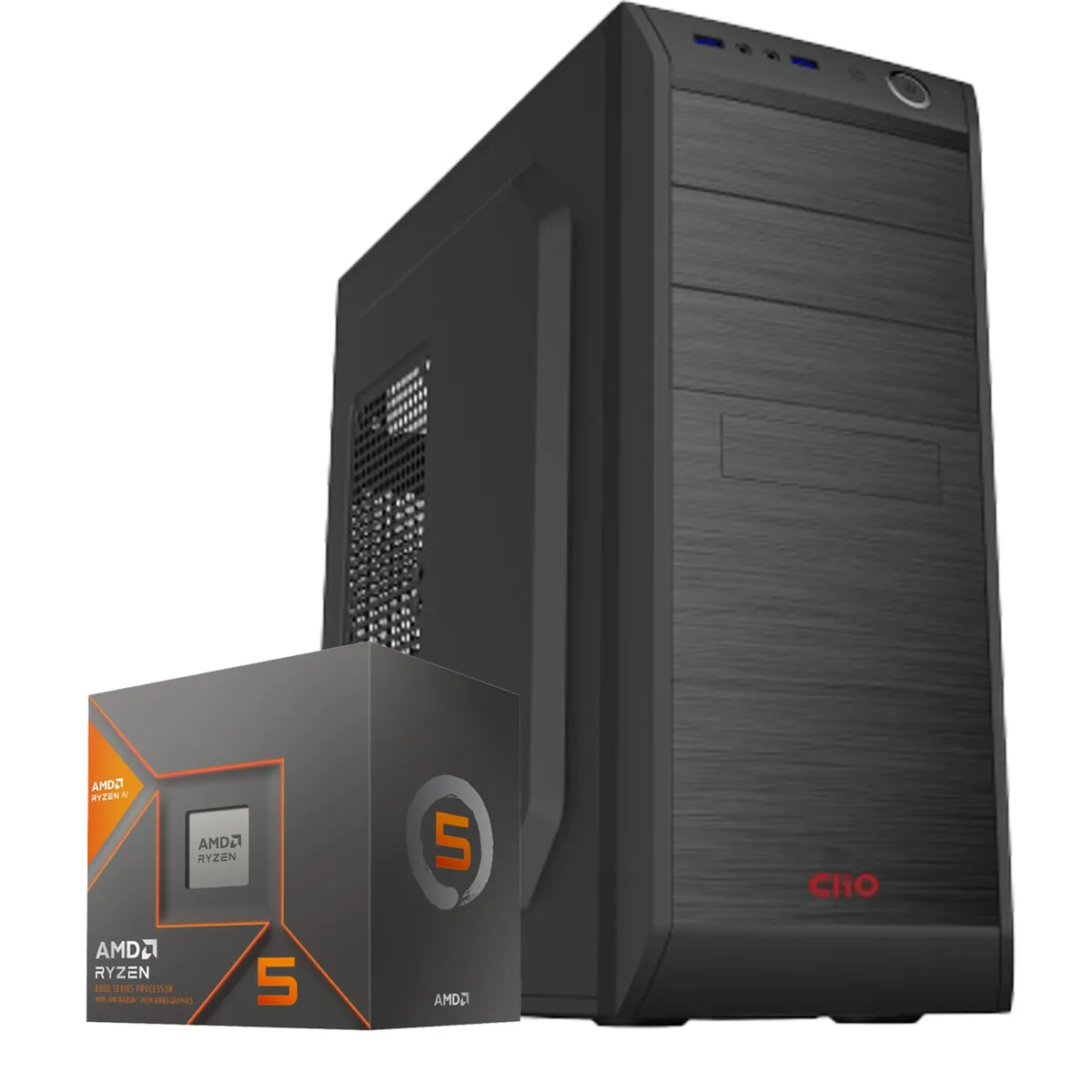 HYPERPC - PC oficina AMD RYZEN 5 8500G 16Gb 1Tb Radeon 740M WiFi