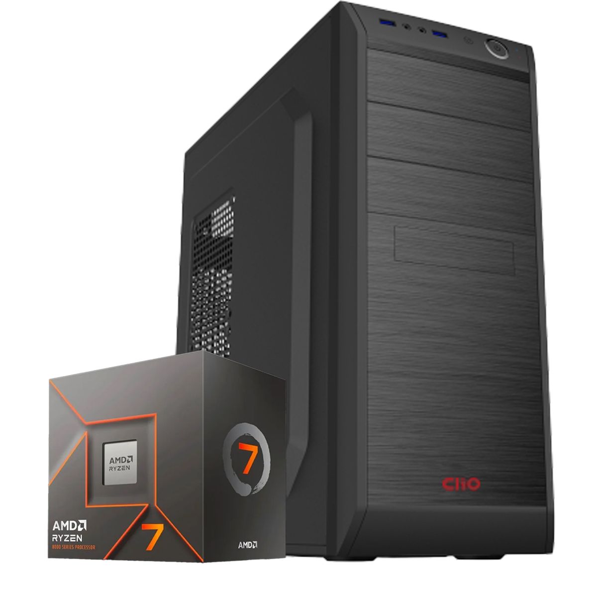 HYPERPC - PC oficina AMD RYZEN 7 8700G 32Gb 1Tb Radeon 780M WiFi