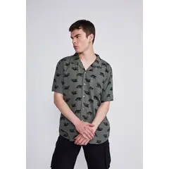 SIOUX - Camisa Hombre Verde Monos