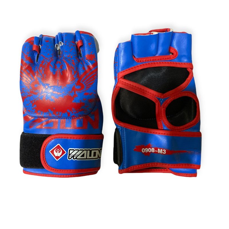GYMHOME - Guantes de MMA Wolon Blood Series Azul