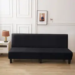 GENERICO - Funda protectora cubre futon Sillon texturizado Negro