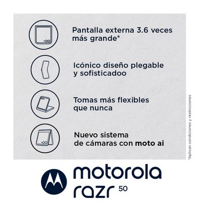 Imagen 2 del producto Razr 50 naranja 12+512GB