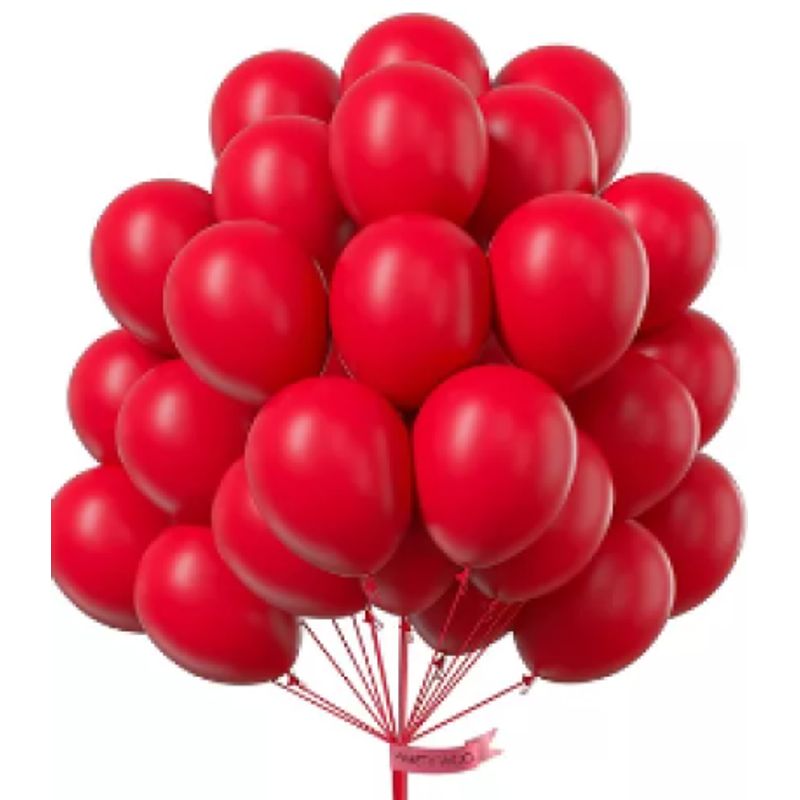 GENERICO - Globos 50 und Rojo N10 Latex