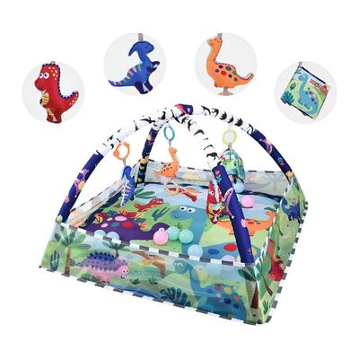 Imagen 2 del producto Gimnasio Interactivo Tapete Piscina Pelotas Para Bebe Verde