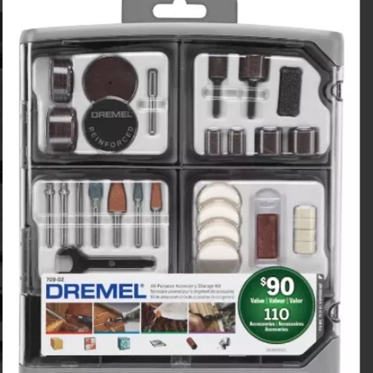 DREMEL - Kit De Accesorios Multiuso 110 Pzs. Dremel 709